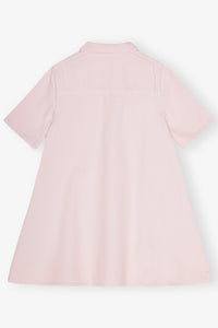 Robe courte en denim - Mauve Chalk