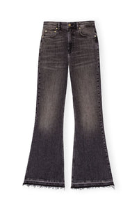 Pantalon flare en denim - Washed Black