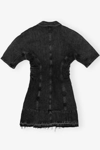 Robe courte en denim - Washed Black