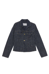 Veste ajustée en denim - Rinse
