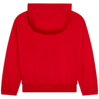 Cardigan à capuche en double jersey - Rouille