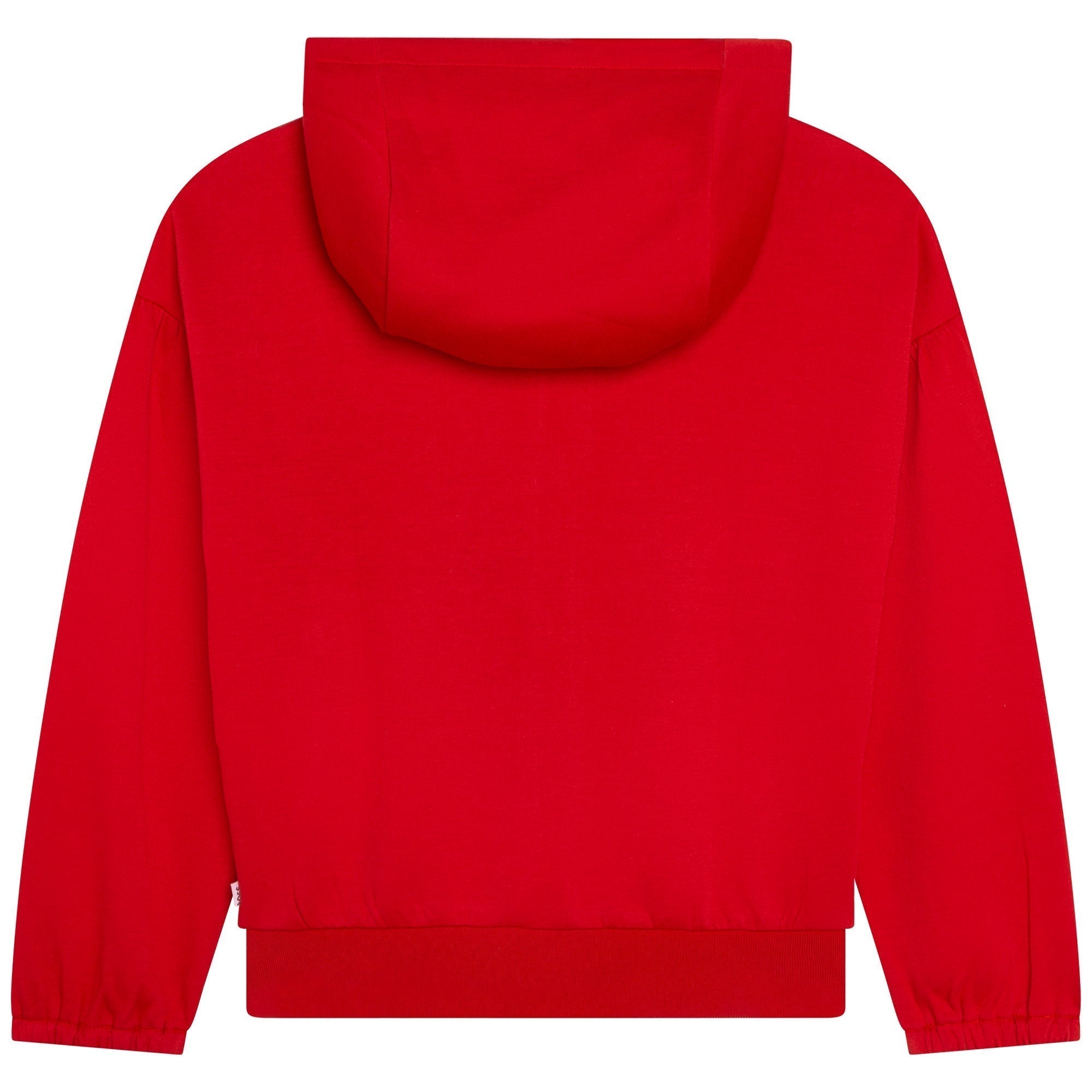 Cardigan à capuche en double jersey - Rouille