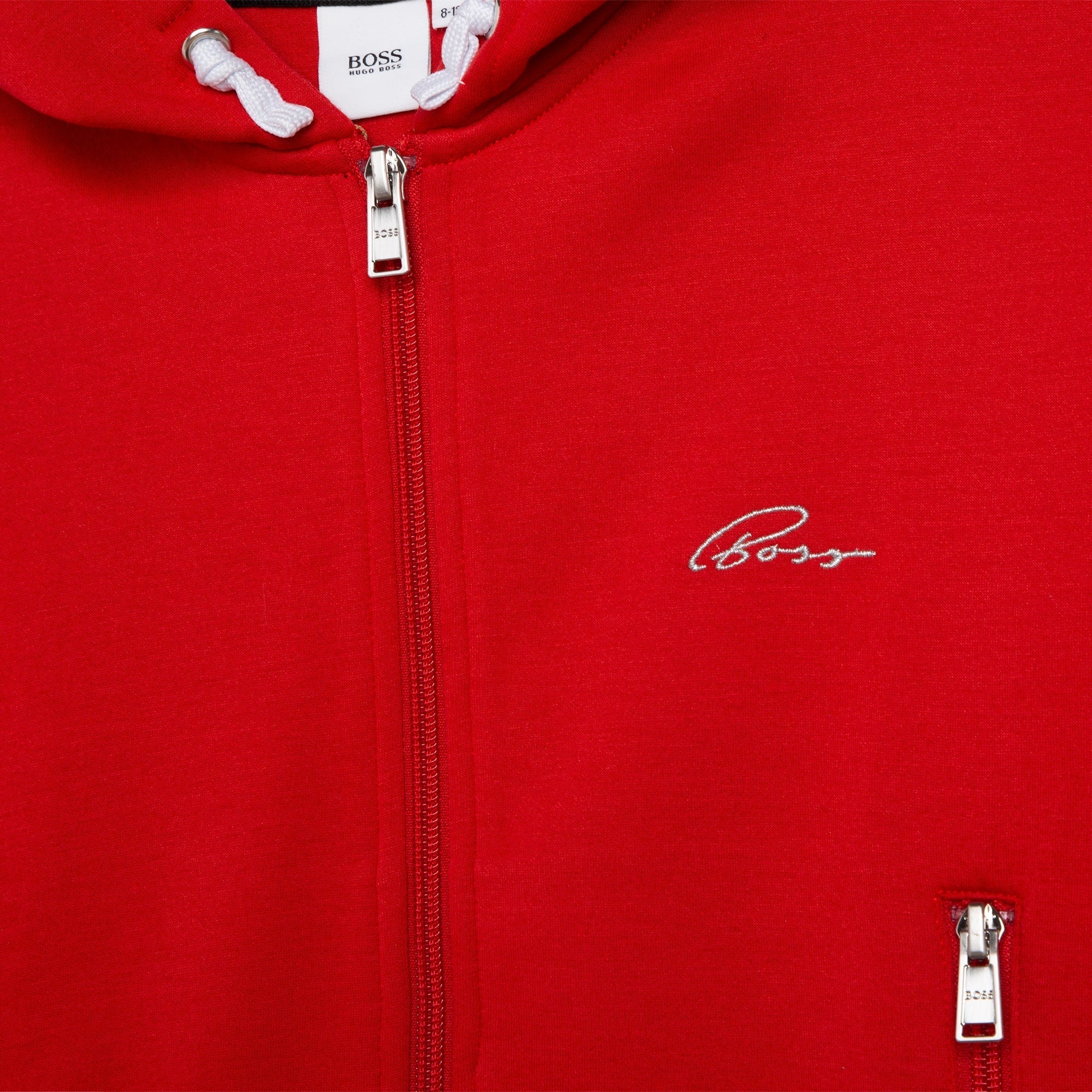 Cardigan à capuche en double jersey - Rouille