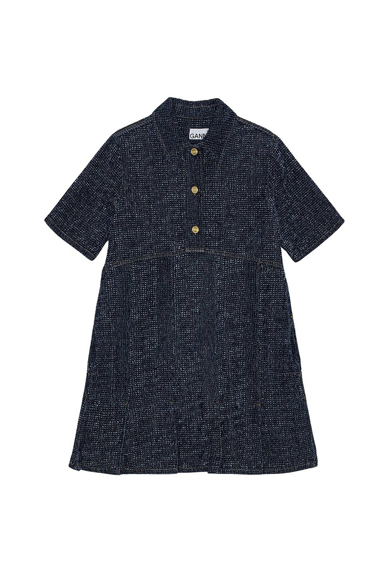 Robe courte en denim - Rinse