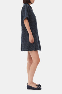 Robe courte en denim - Rinse