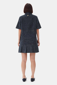 Robe courte en denim - Rinse