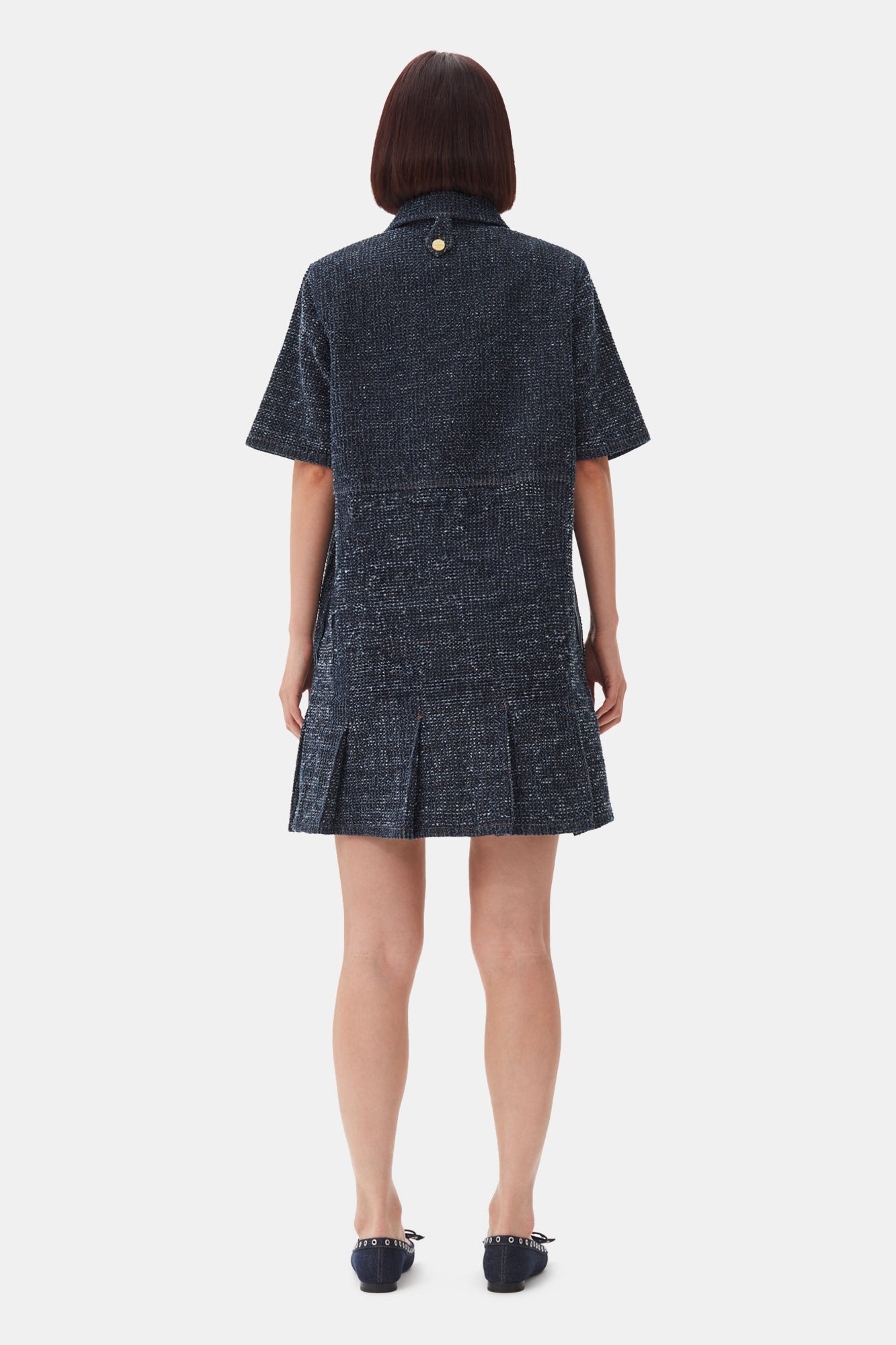 Robe courte en denim - Rinse