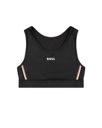 Printed bra - Black