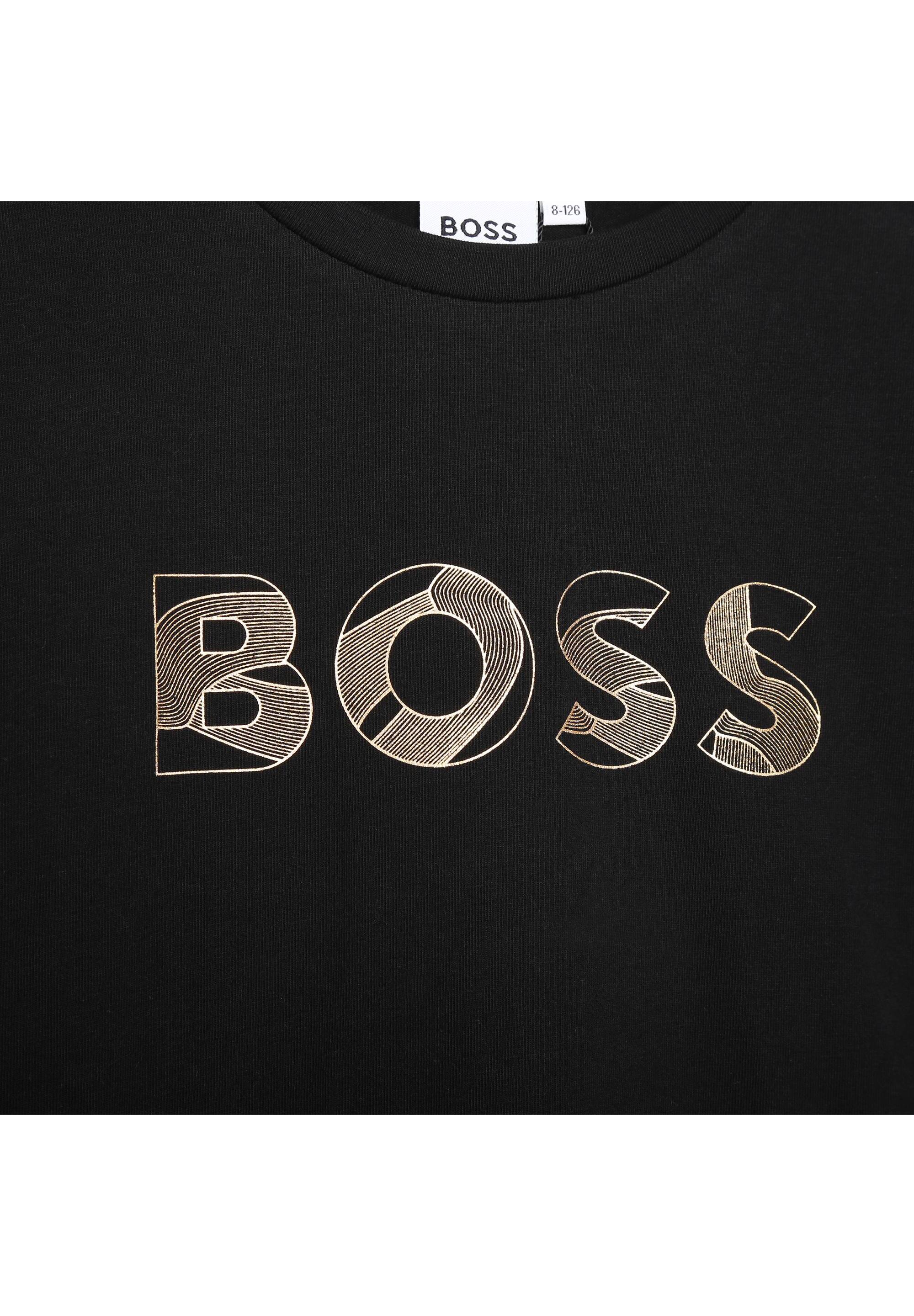 Short-sleeved cotton T-shirt - Black