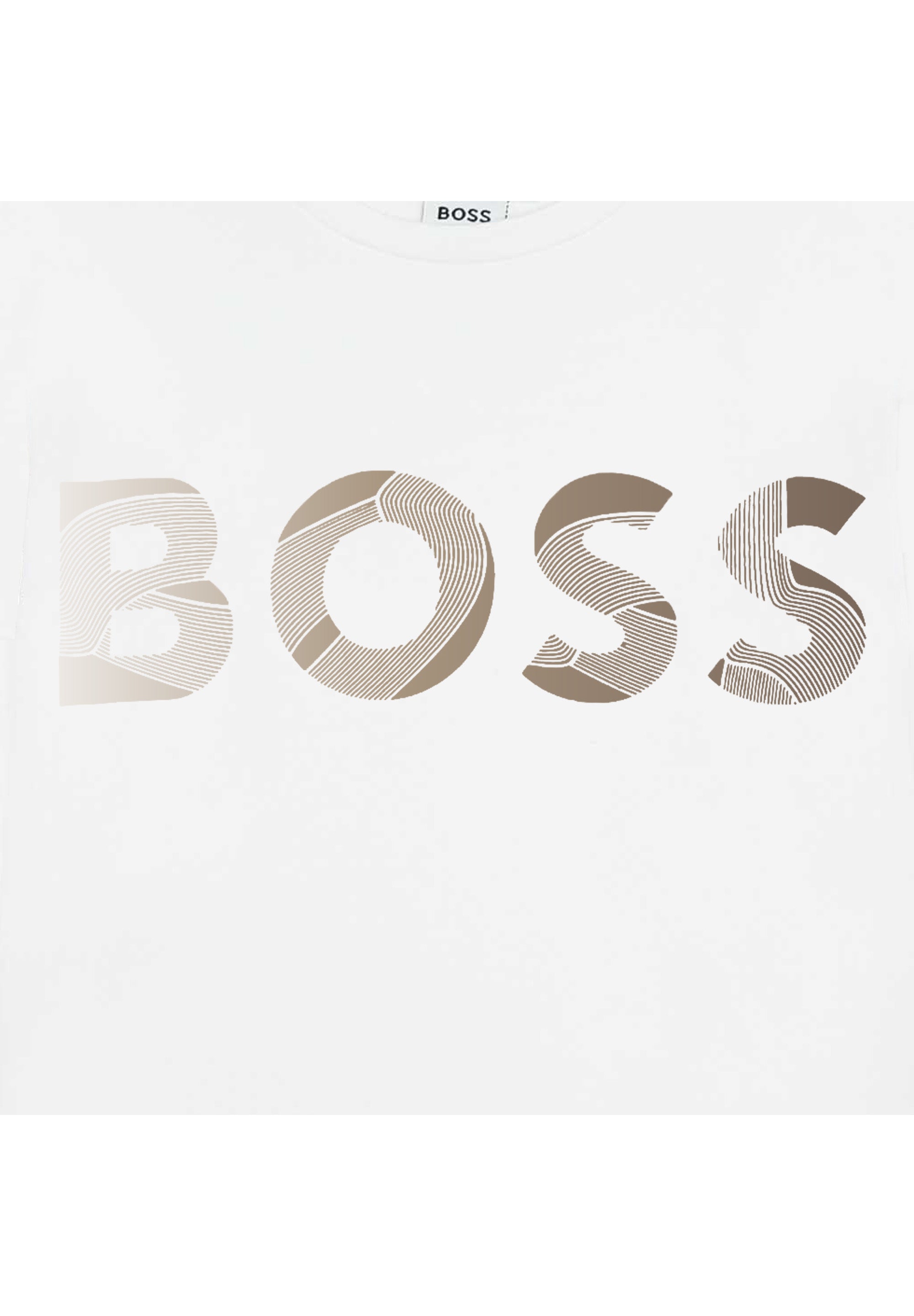 T-shirt manches longues avec logo en coton - Blanc