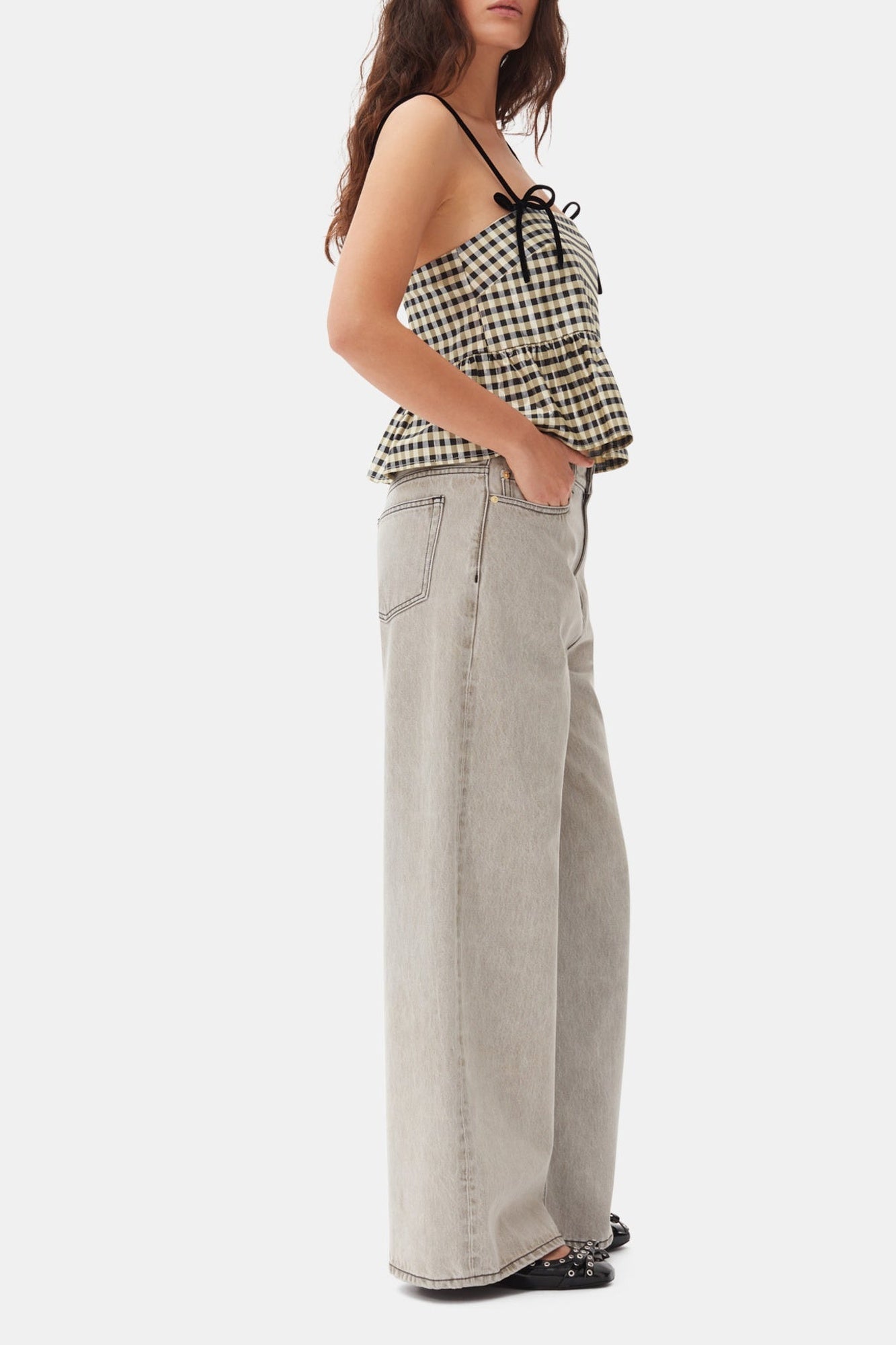 Pantalon en denim - Gray Quill
