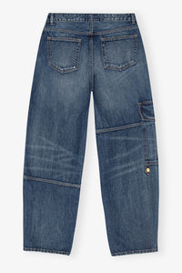 Pantalon Carpentiers en denim - Mid Blue Vintage