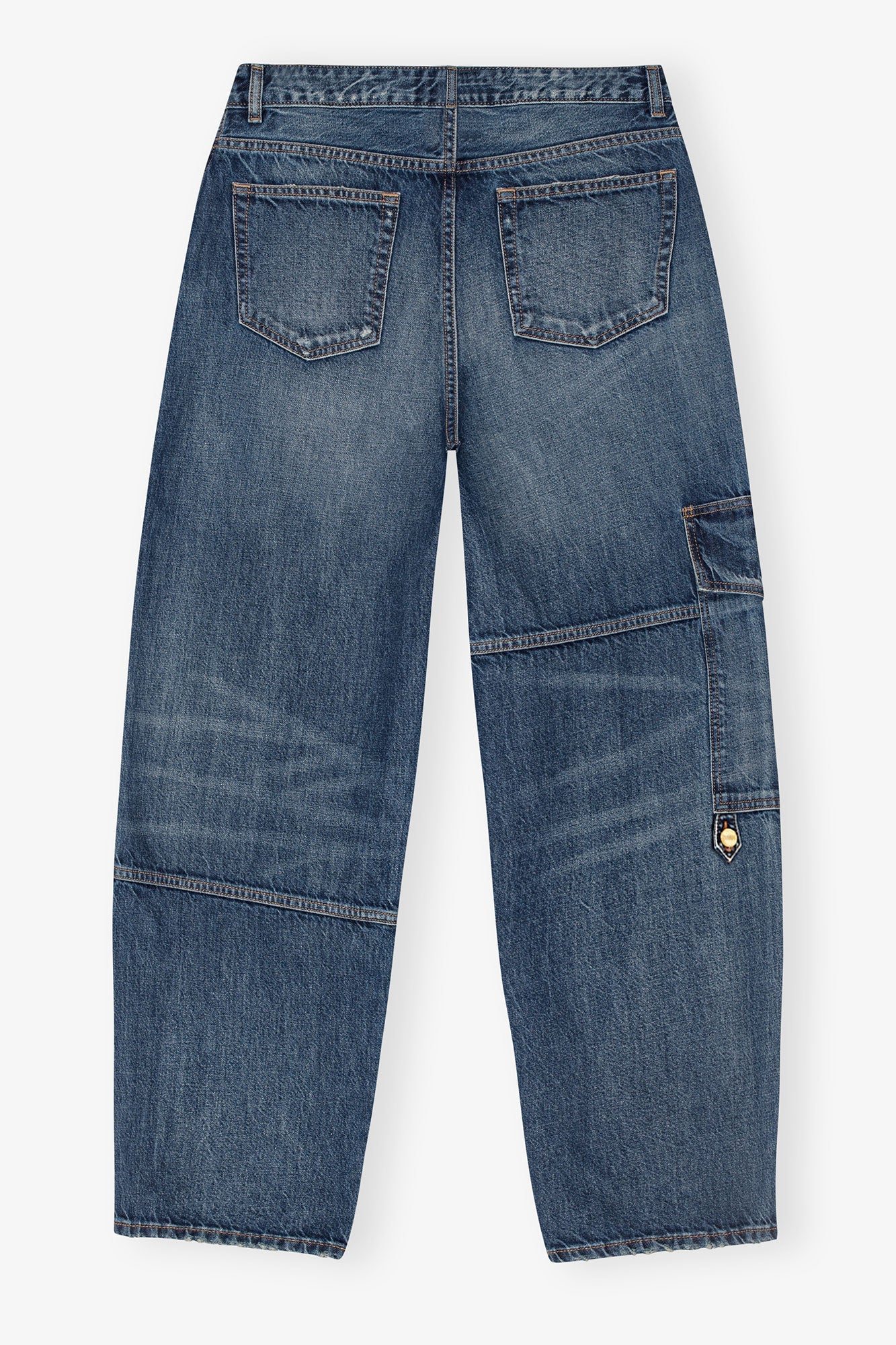 Pantalon Carpentiers en denim - Mid Blue Vintage