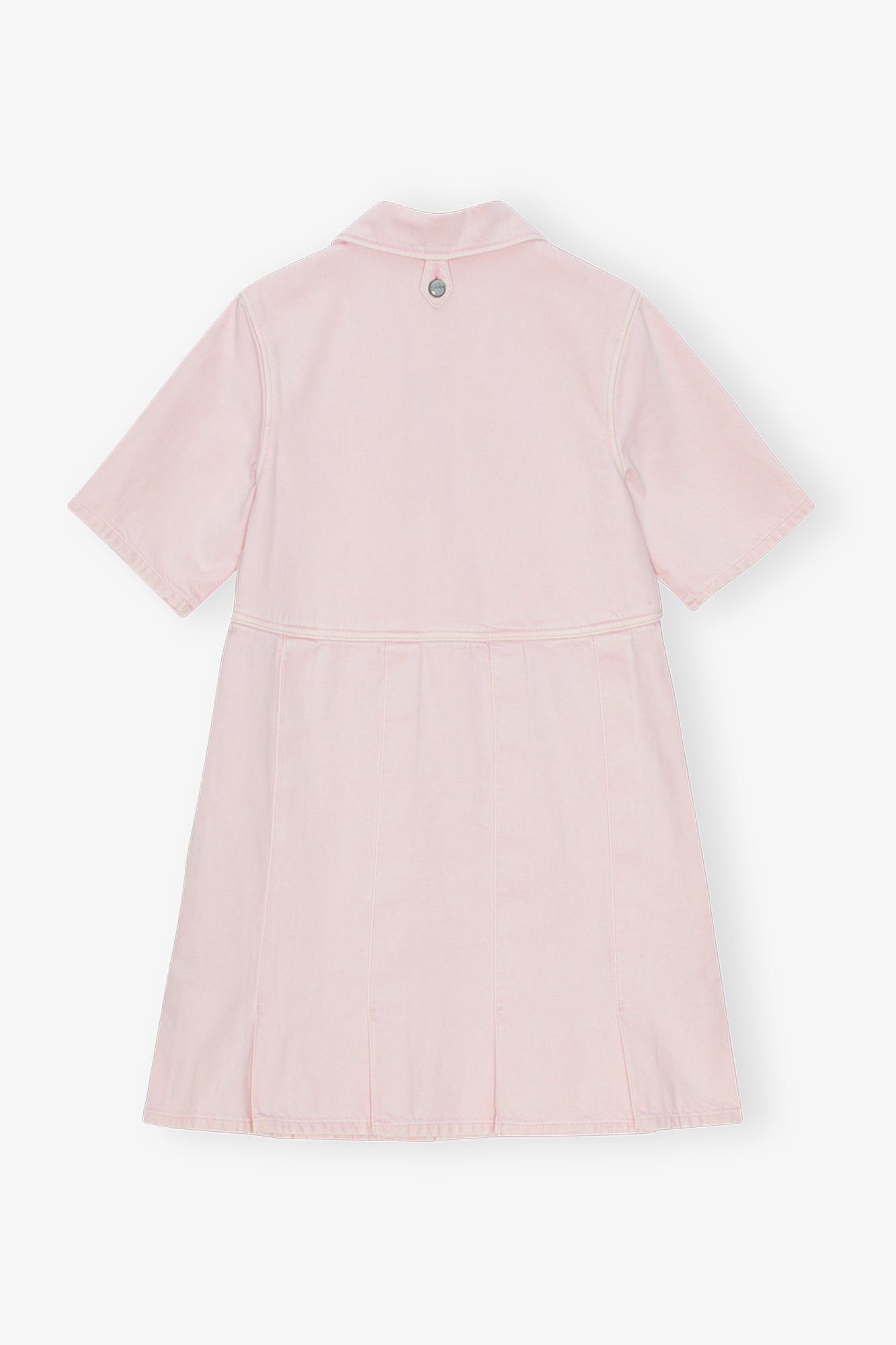 Robe courte en denim - Chalk Pink