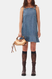 Robe courte en denim - Tint Wash