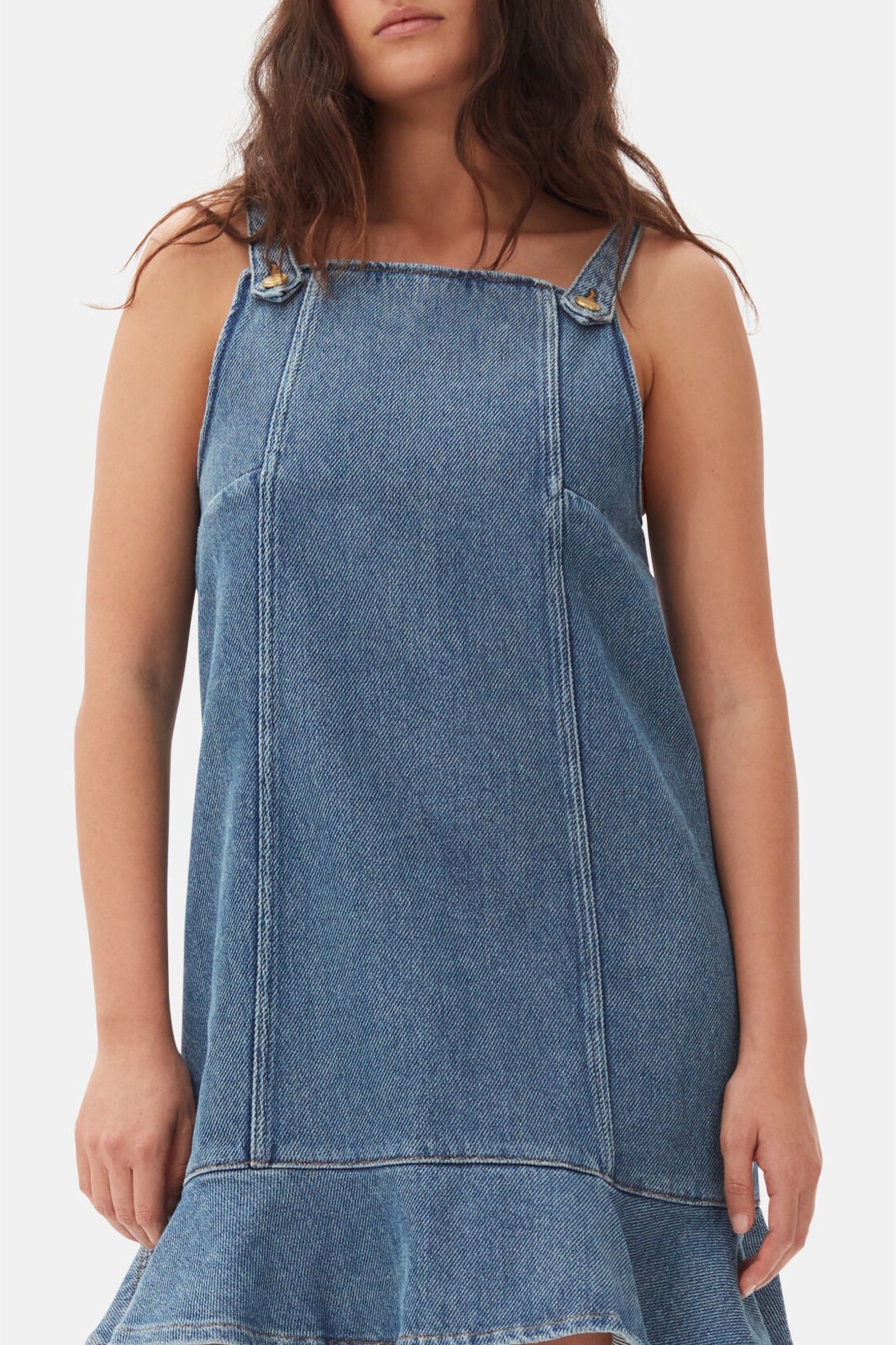 Robe courte en denim - Tint Wash