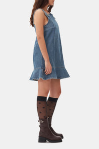Robe courte en denim - Tint Wash