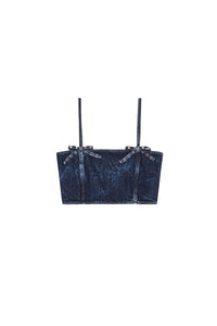 Top à bretelles - Mid Blue Stone