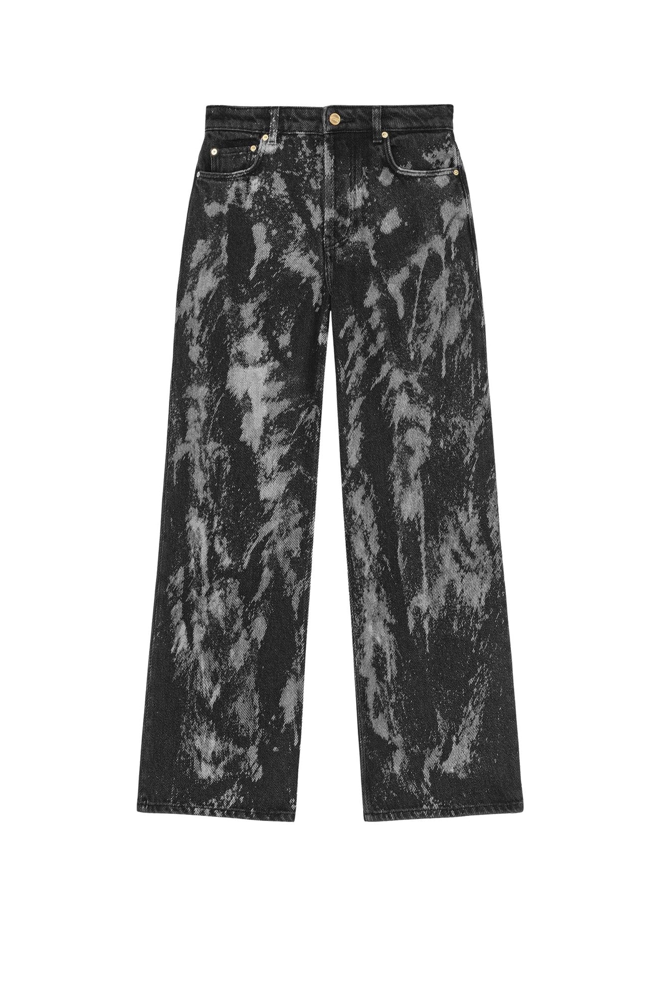 Pantalon Izey délavé en denim - Washed Black