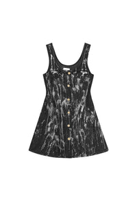 Robe courte en denim - Washed Black