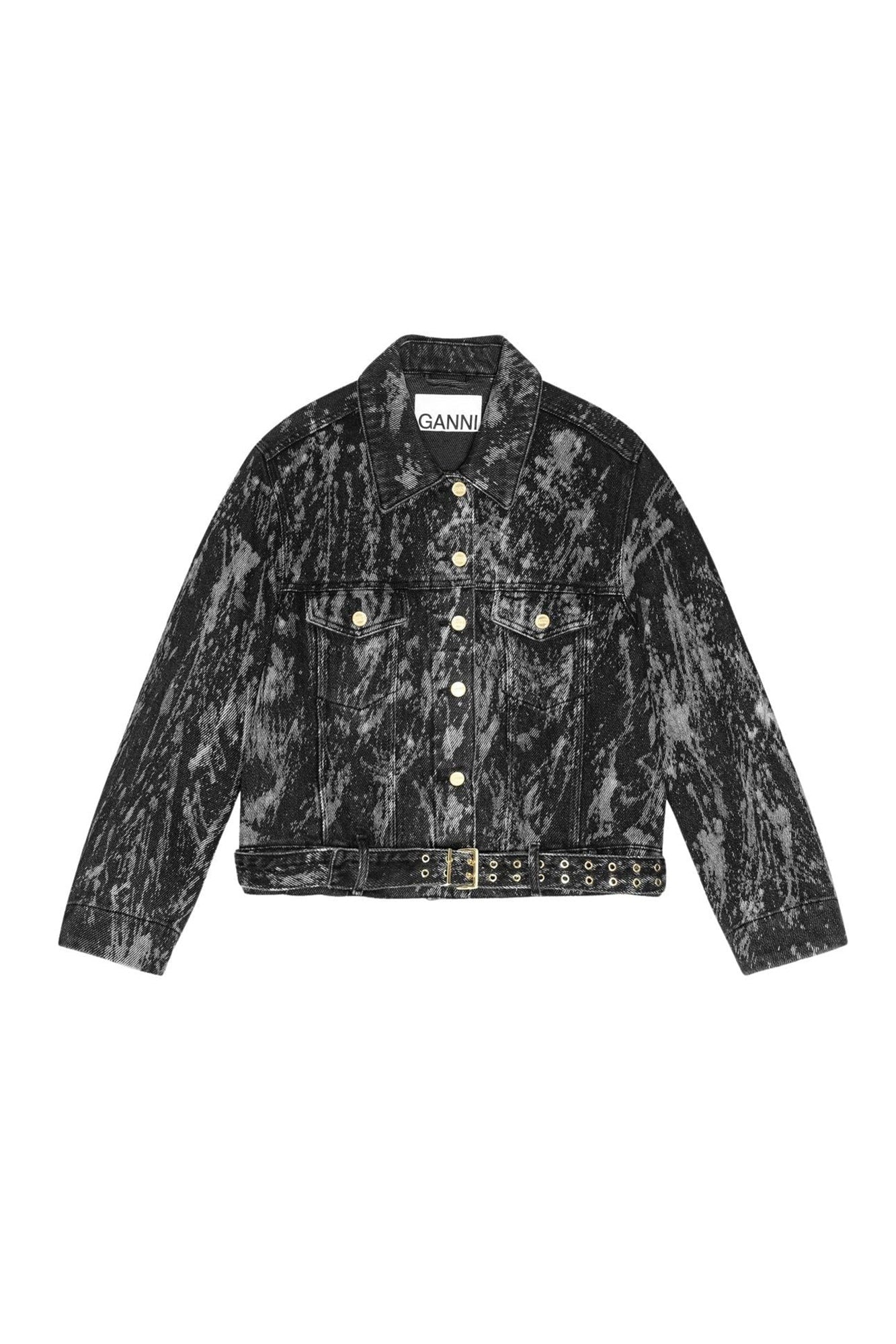 Veste délavé en denim - Washed Black
