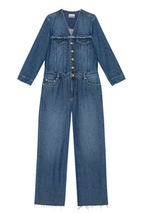 Combinaison en denim - Mid Blue Stone