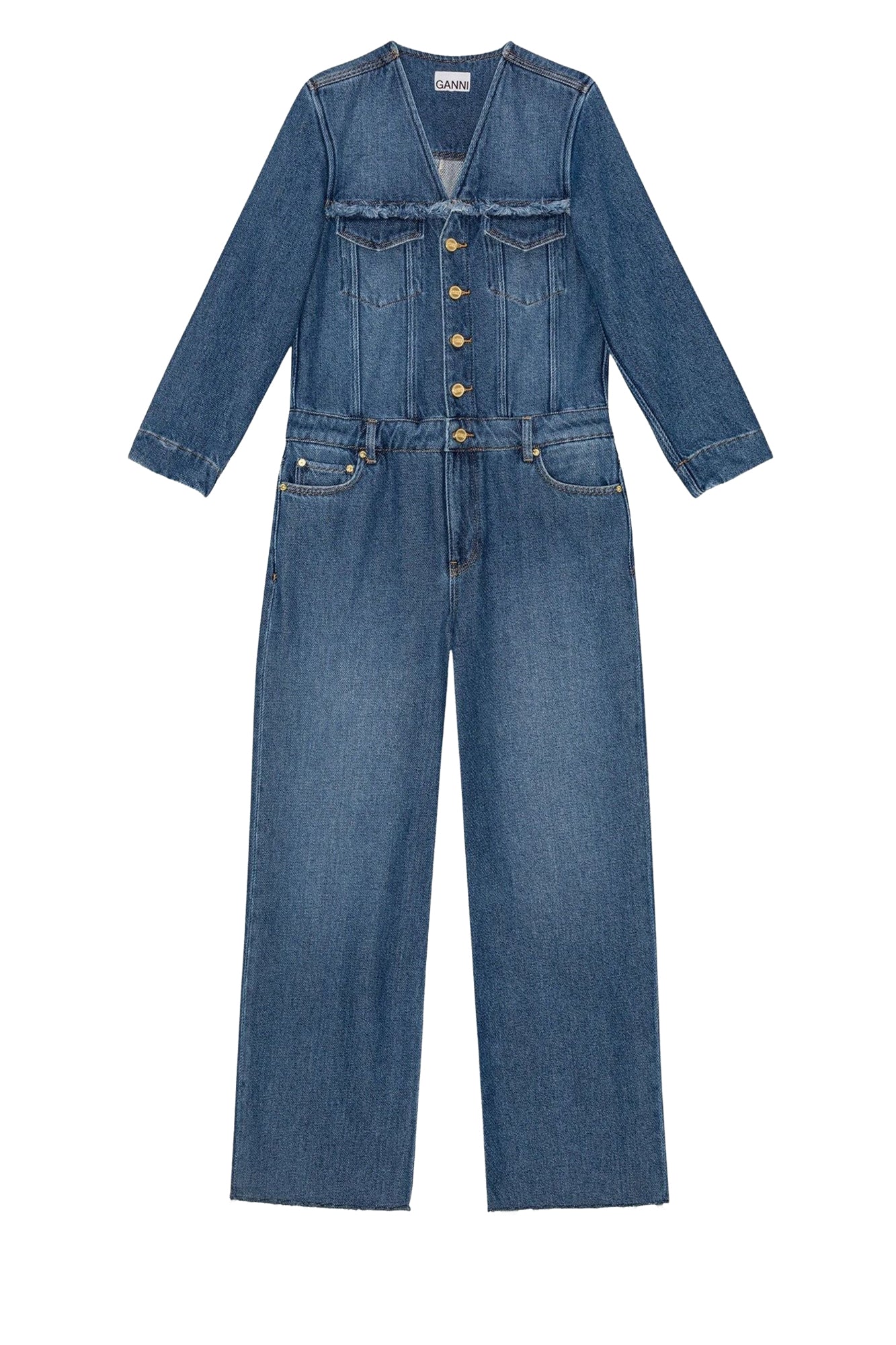 Denim jumpsuit - Mid Blue Stone
