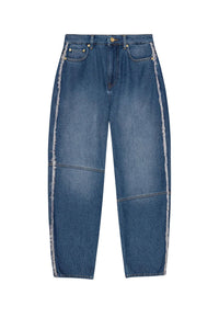 Stary denim trousers - Mid Blue Stone