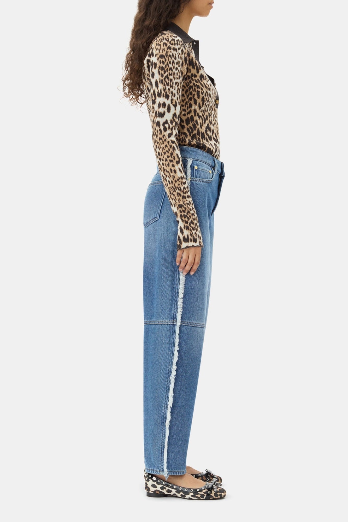 Stary denim trousers - Mid Blue Stone