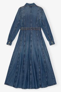 Robe longue en denim - Mid Blue Vintage