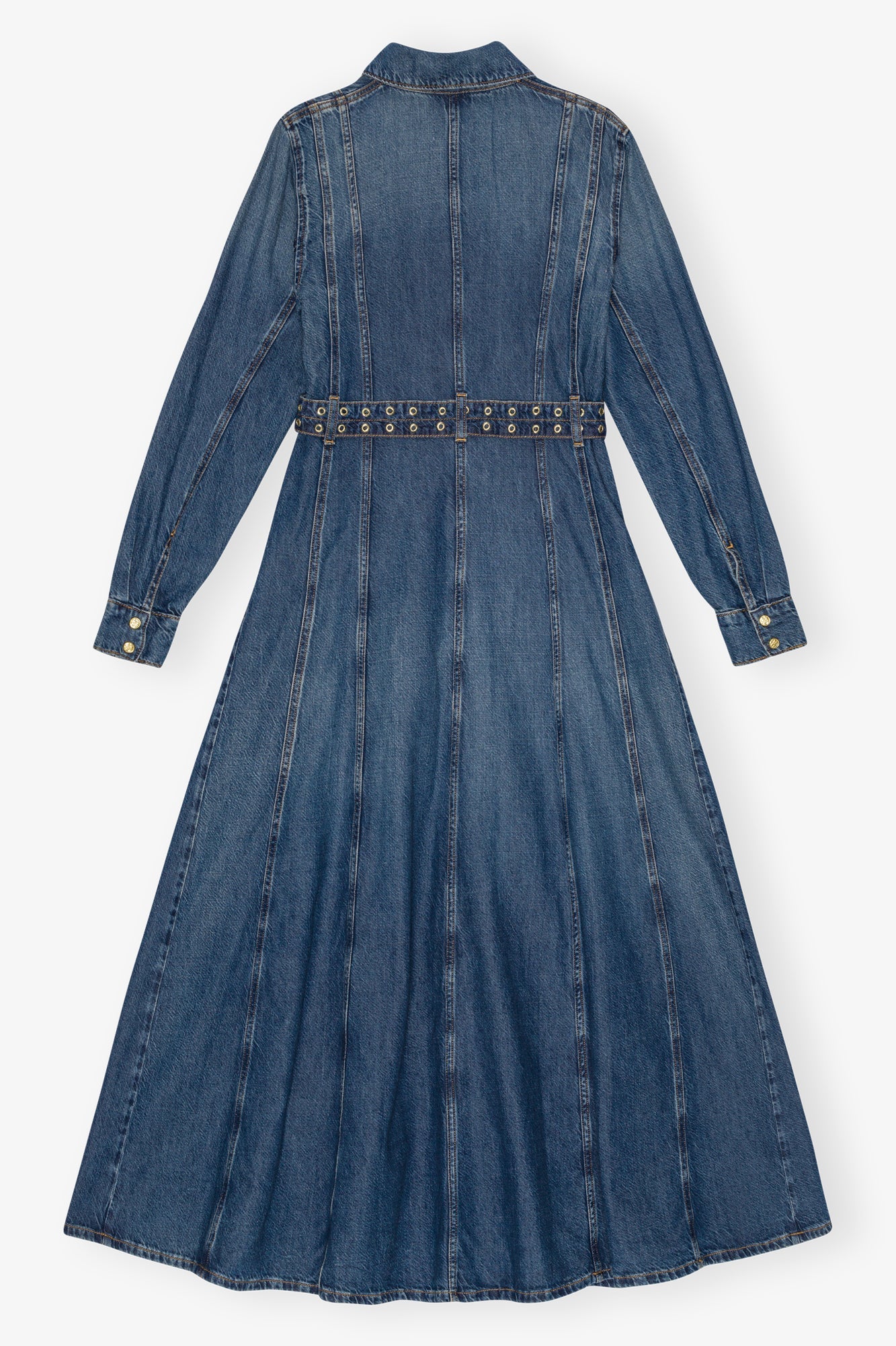 Robe longue en denim - Mid Blue Vintage