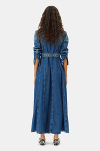 Robe longue en denim - Mid Blue Vintage