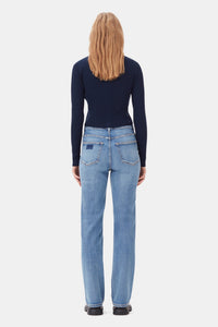 Pantalon Pohli en denim - Mid Blue Vintage