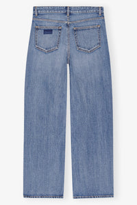 Pantalon rigide Izey en denim - Mid Blue Vintage
