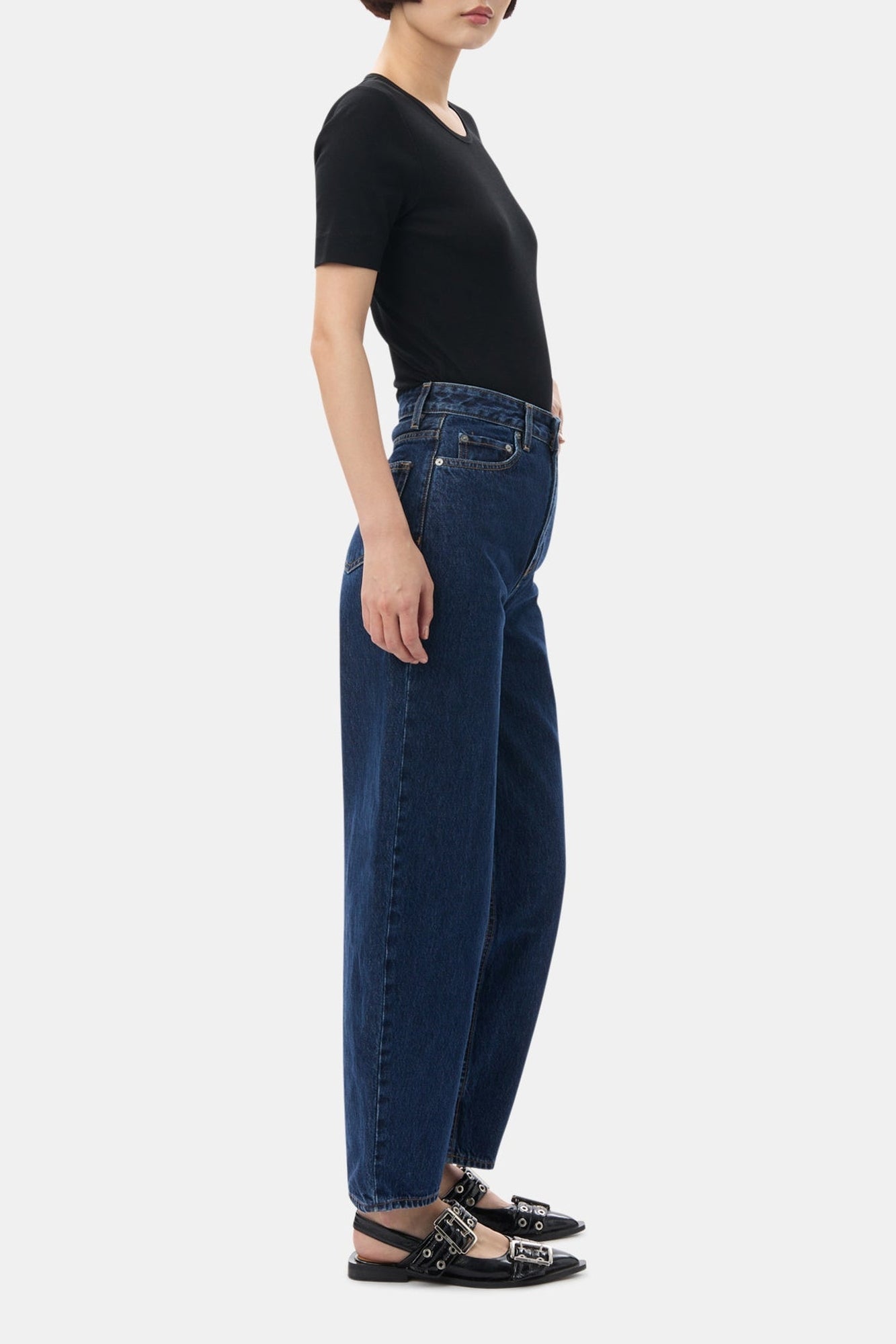 Pantalon ballon Stary en denim - Dark Blue Stone