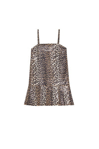 Robe courte imprimée animal - Leopard