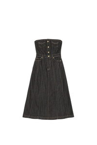 Robe midi texturée - Black