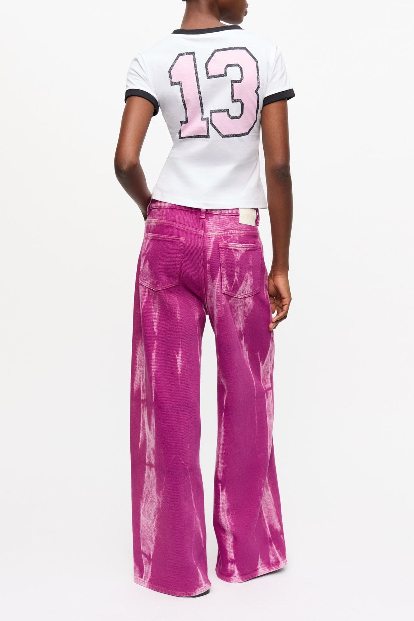 Pantalon Marri en denim - Boysenberry
