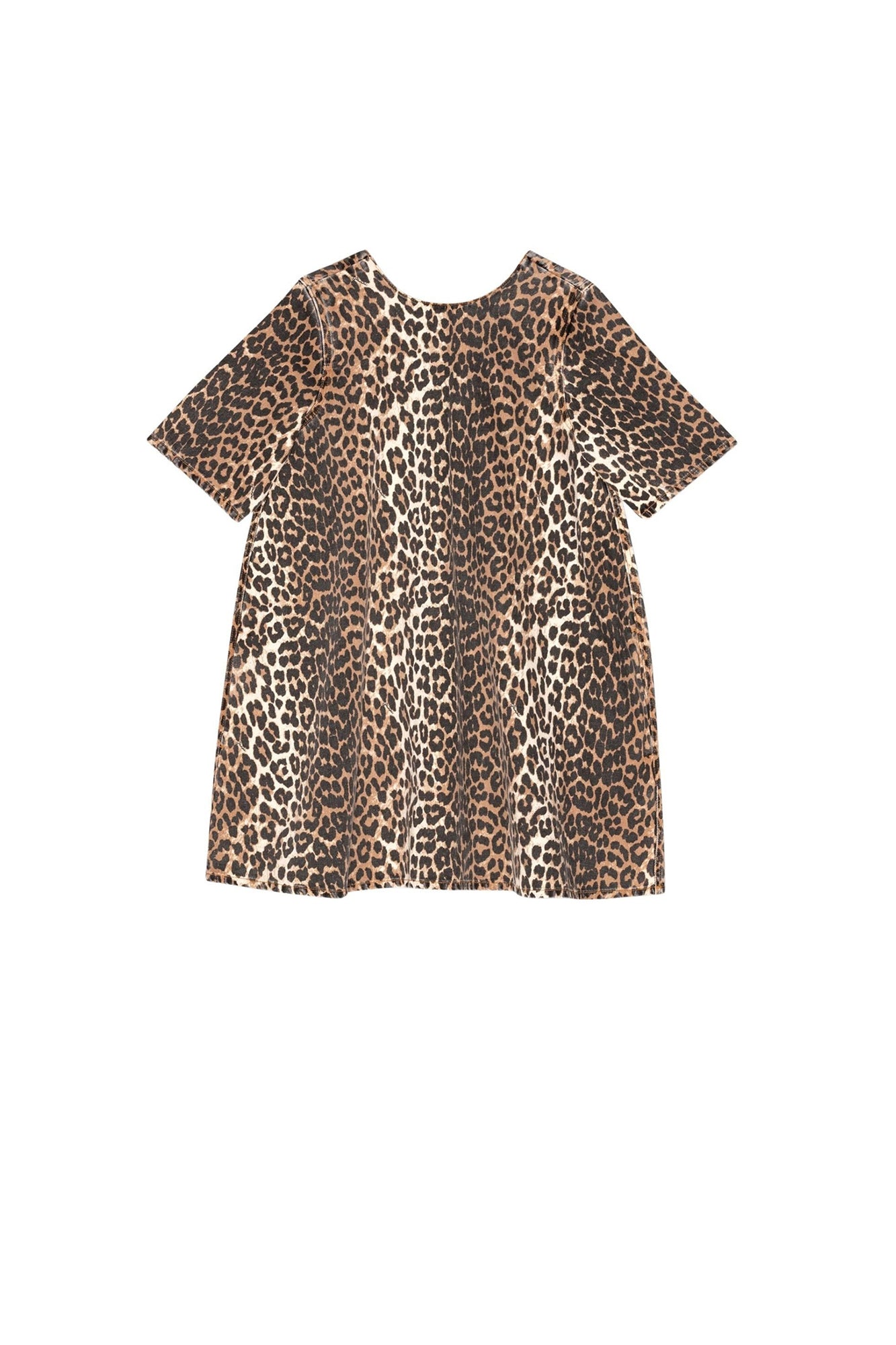 Robe courte à imprimé animal - Leopard