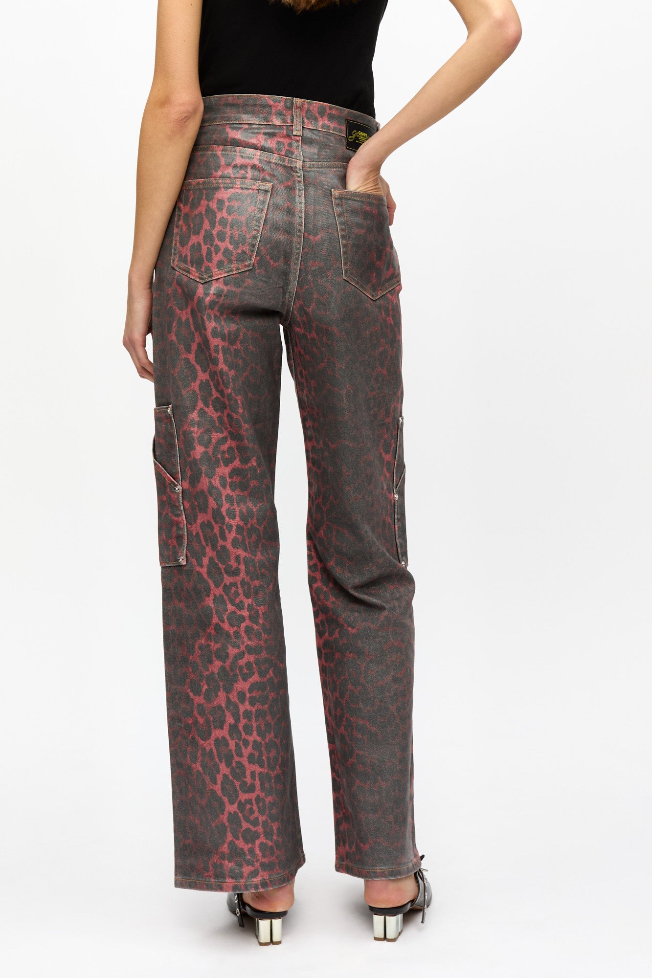 Pantalon Andi en denim - Racing Red