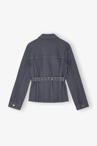 Veste courte épais en denim - Rinse