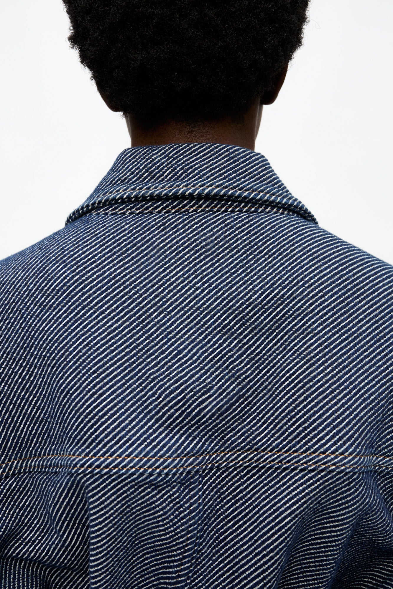 Veste courte épais en denim - Rinse