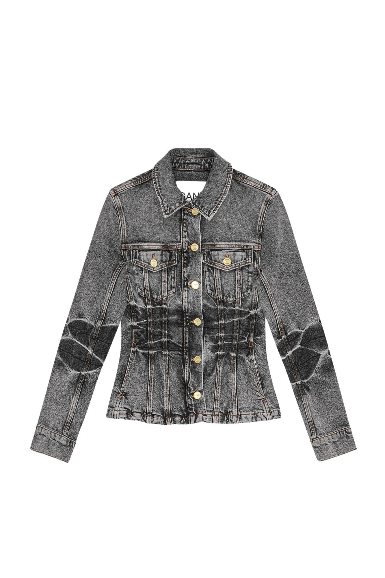 Veste délavé en denim - Black Washed
