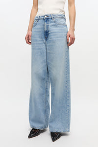 Pantalon ample en denim - Light Blue Stone