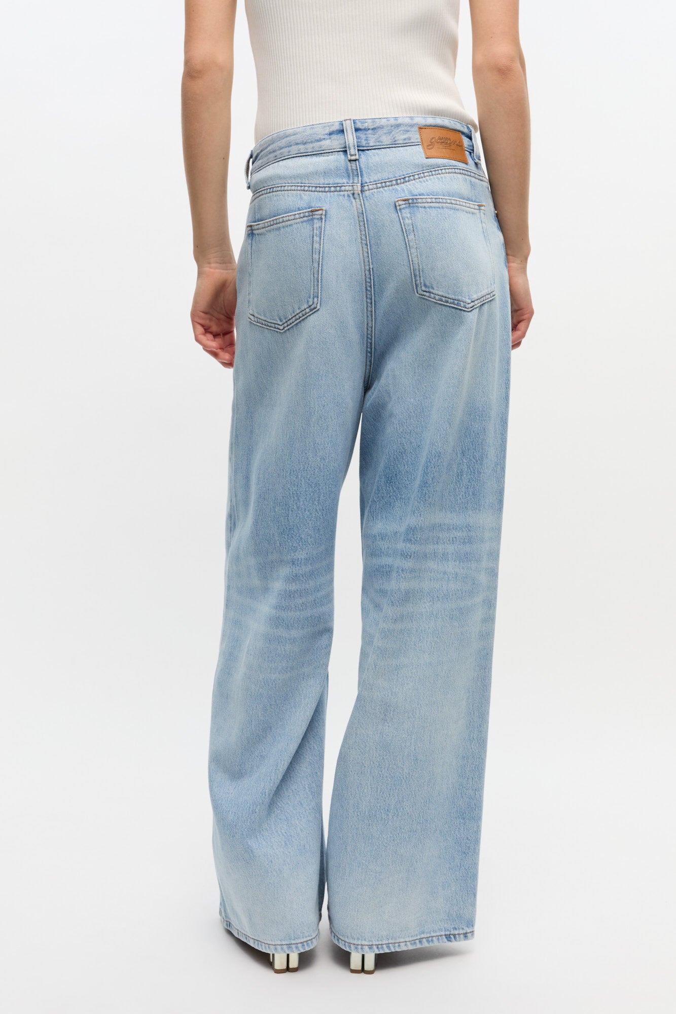 Pantalon ample en denim - Light Blue Stone