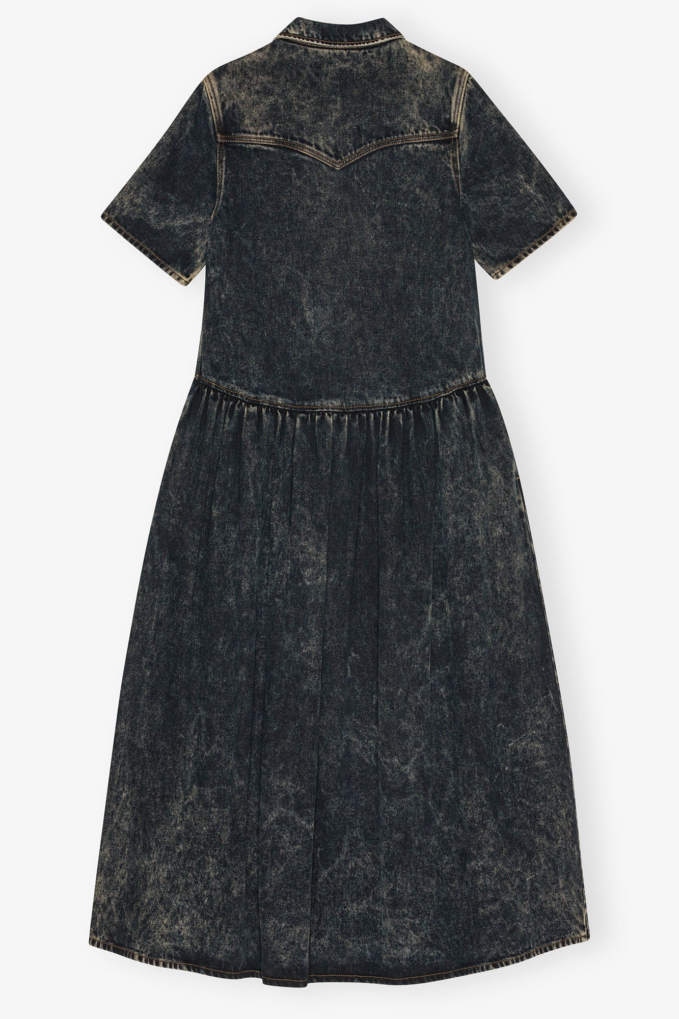 Robe délavée en denim - Black Washed