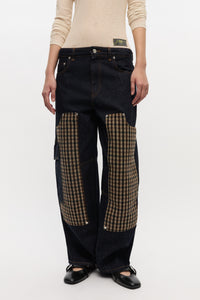 Pantalon Carpenter en denim - Dark Blue Stone