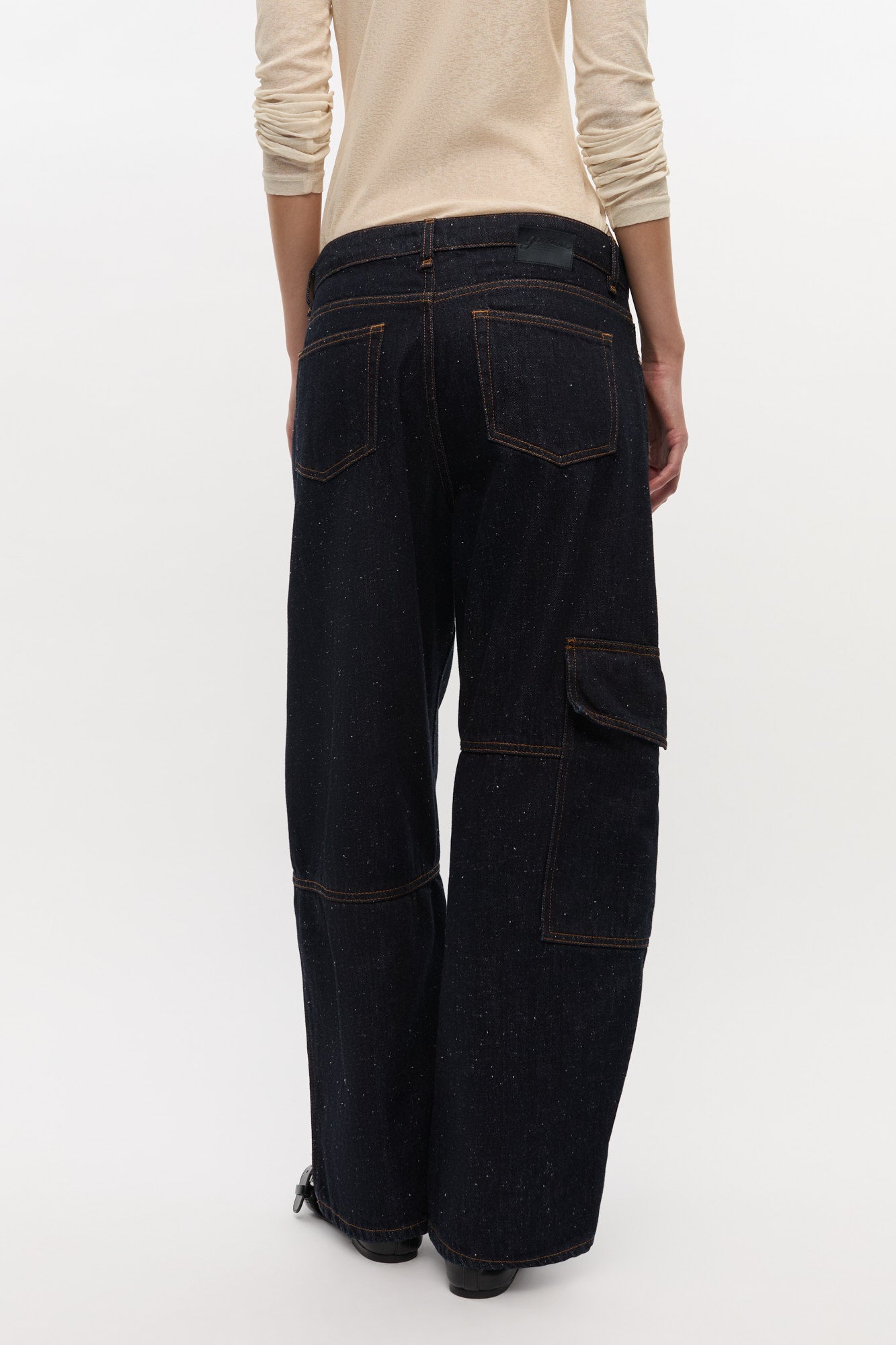 Pantalon Carpenter en denim - Dark Blue Stone