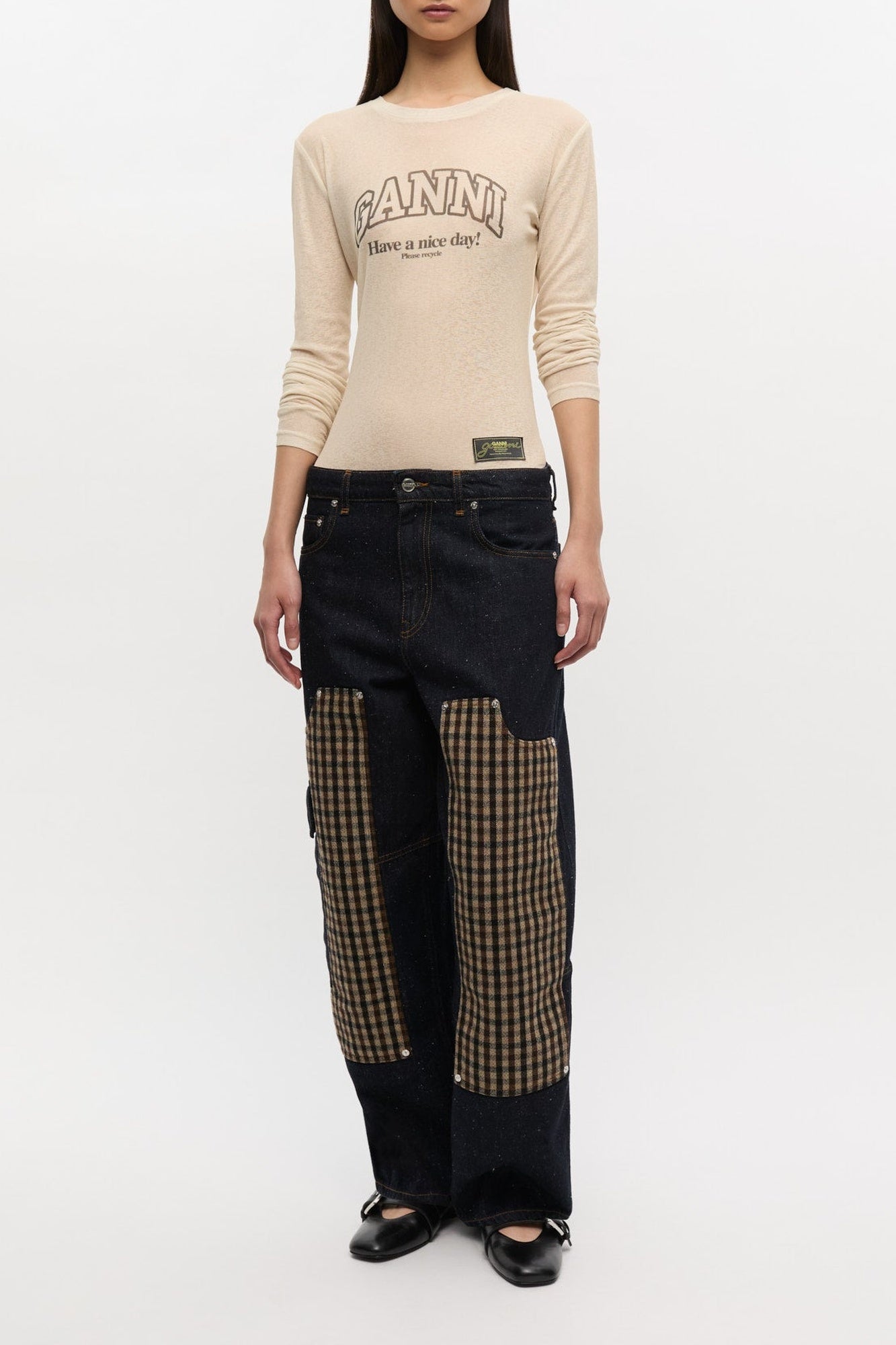 Pantalon Carpenter en denim - Dark Blue Stone