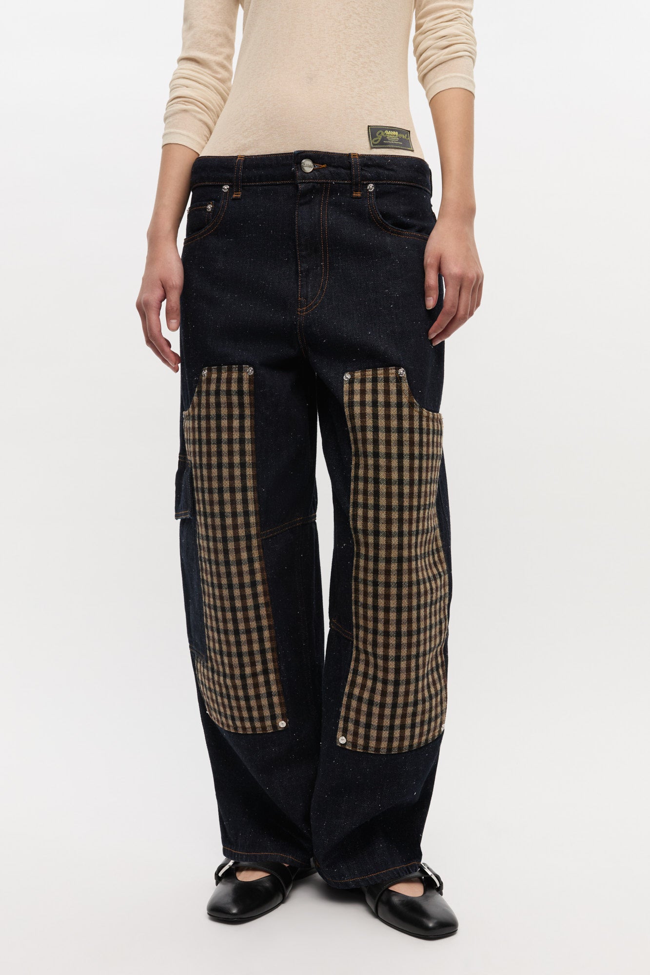 Pantalon Carpenter en denim - Dark Blue Stone